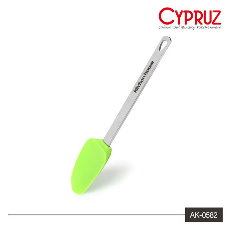 mini silicone spatula gagang tengan AK-0582