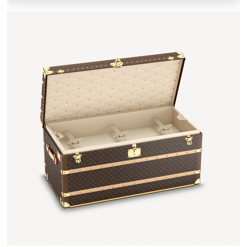 PO LV courrier lozine 110 trunk monogram furniture meja tamu table box