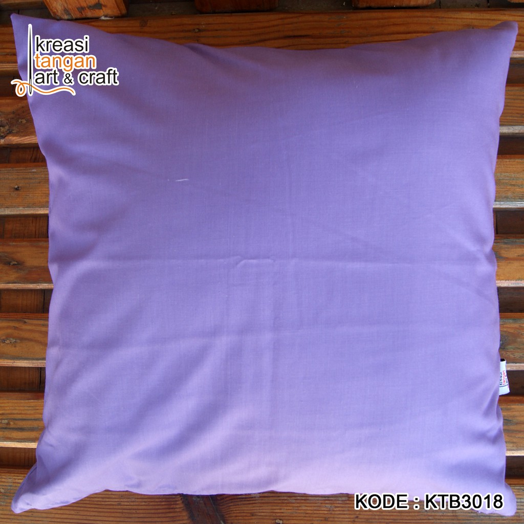 SARUNG BANTAL SOFA POLOS 40x40, 45x45, 50x50, 60x60, 70x70 Amethyst KTB3018