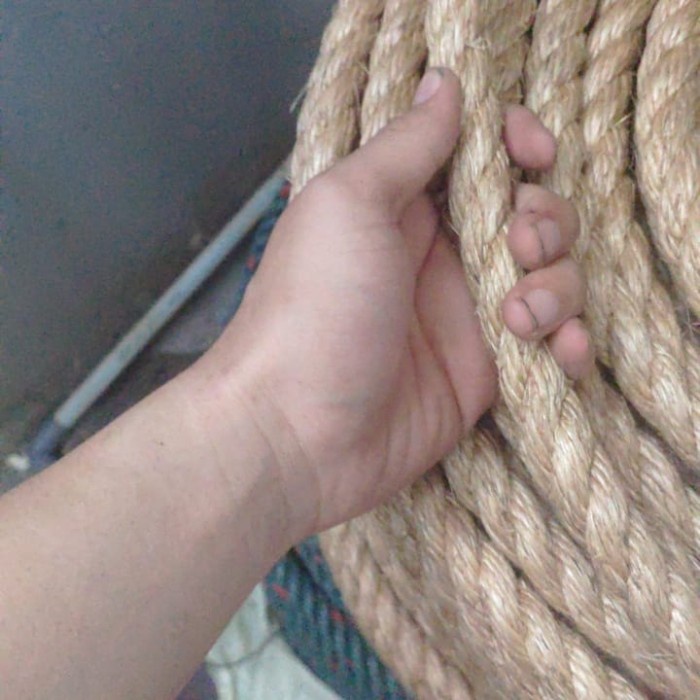 Tali Tambang Gurita Tambang Kapal Tali Tambang Manila 6mm per 50 meter