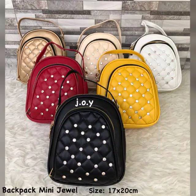 Tas wanita backpack jewel