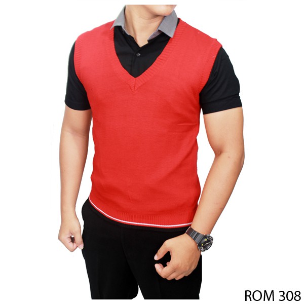 Rompi Pria Rajut Casual Style - ROM (COMB)