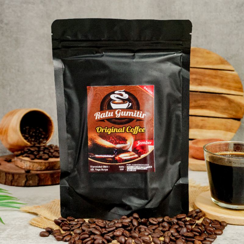 

Kopi bubuk murni robusta ratu gumitir kemasan premium 150gr