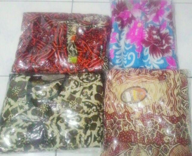 Dress Kancing Batik Cap / Longdress Maura Busui Batik / Busana Muslim Batik / Gamis Batik Mcaf15