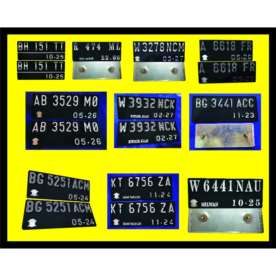 PLAT NOMER MOTOR KEREN