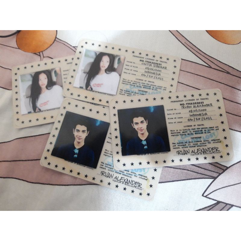 

Cetak ID Card Call Me If You Get Lost Bahan PVC Card