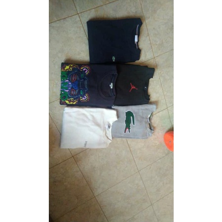 Crewneck Borongan Kenzo, Lacoste, Lacoste Live, Jordan, Vetement