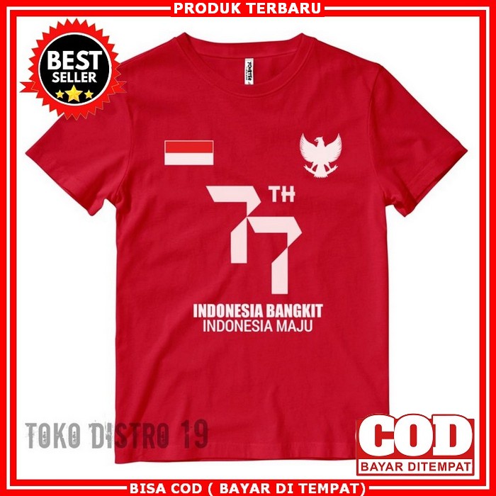 Jual Spesial Kaos Jersey Kemerdekaan Indonesia 77 Tahun Merdeka Size ...