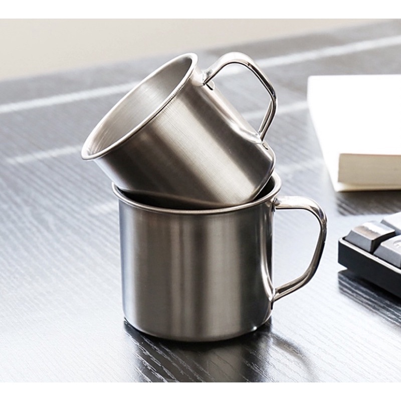 CANGKIR MINI STAINLESS STEEL / MUG GELAS KOPI TEH