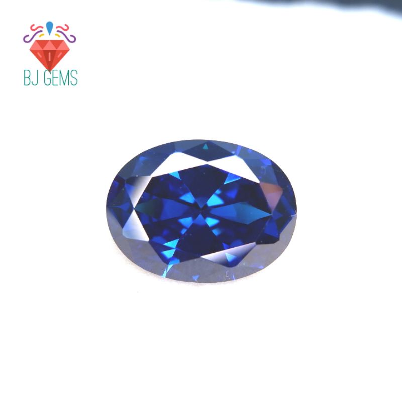 ( Original ) Premium Blue Cubic Zirconia Safir Color Super Quality Kristal bukan kaca atau glass