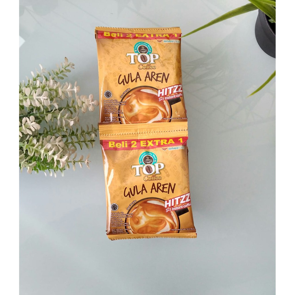 Top Coffee Gula Aren Renceng 10 +5 pc