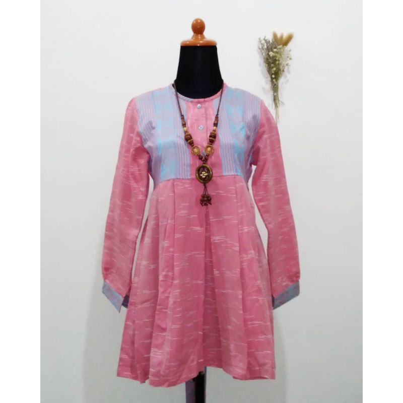 Blouse Tenun Troso Hujan Gerimis