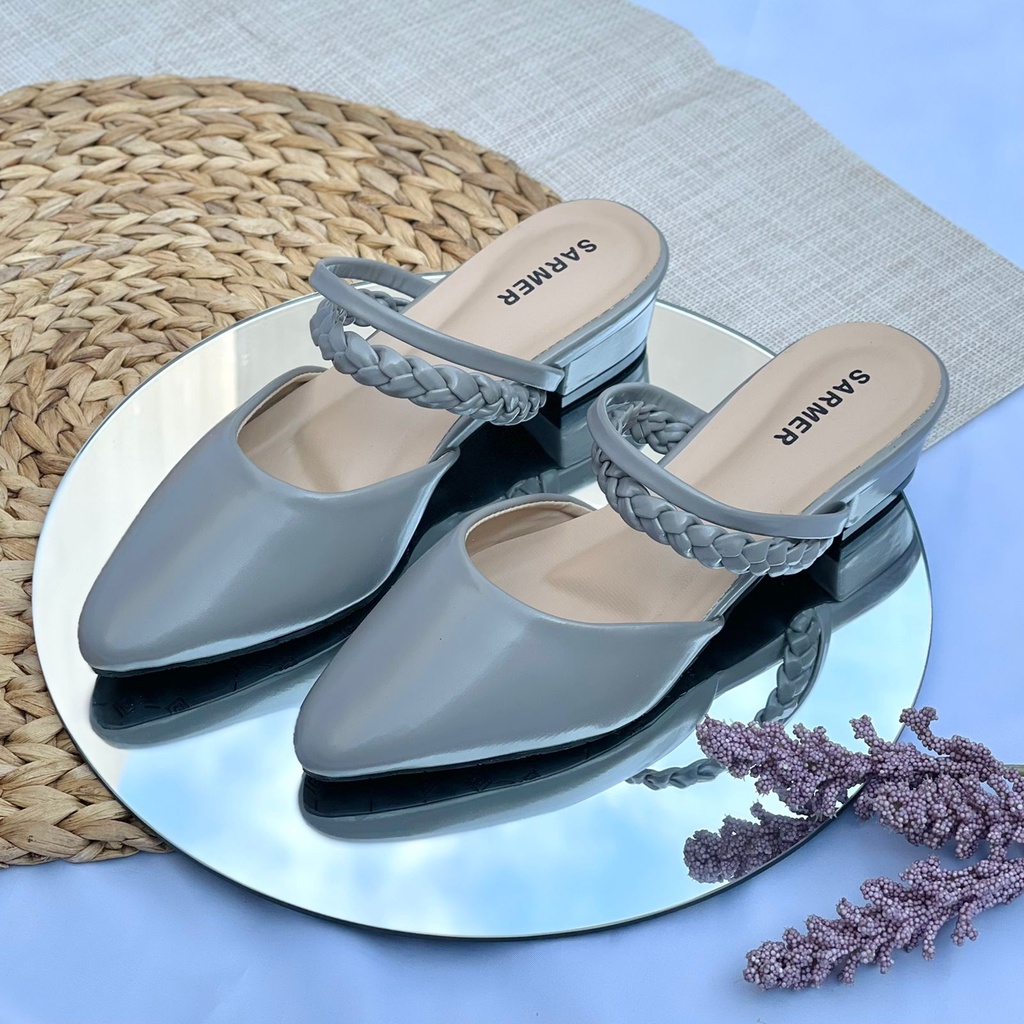 SARMER - CINDY HEELS 3CM GREY