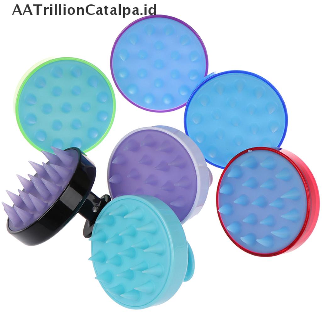 Aatrillioncatalpa 1Pc Sisir Pijat Kulit Kepala Bahan Silikon