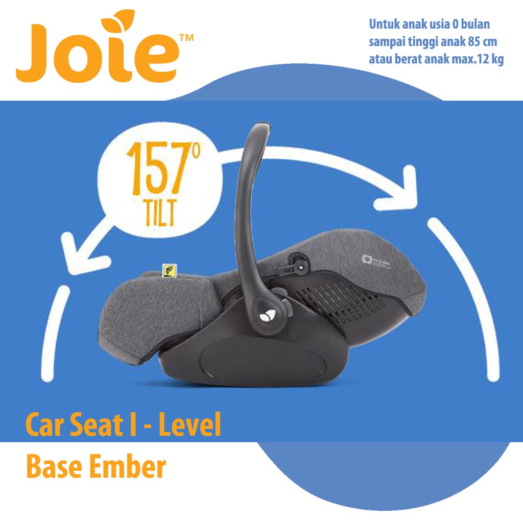 Joie i-Level Car Seat With Base Ember