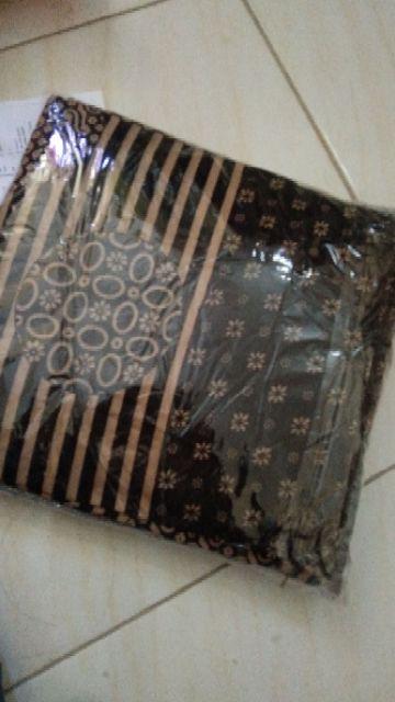 Batik Couple Notoarto Batik Ipnu-ippnu Kemeja Pria Sogan Lawasan Manuk Kembar Katun Cap Solo Shofia