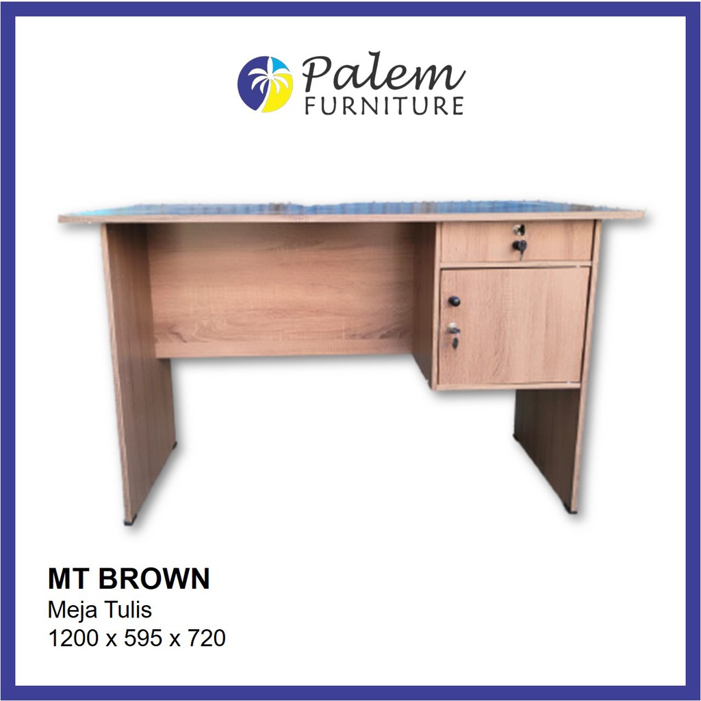Olympic Gstar MT Brown Meja Tulis Meja Kerja Meja Kantor