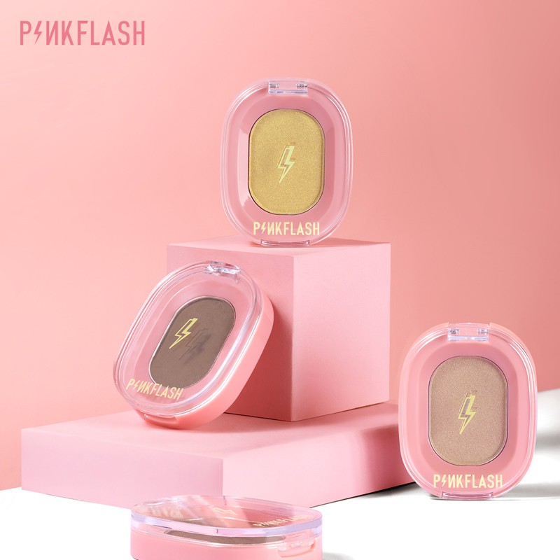 Pinkflash Shimmer Highlighter And Contour Powder Pink Flash Highlighter Pinkflash Contour Pinkflash
