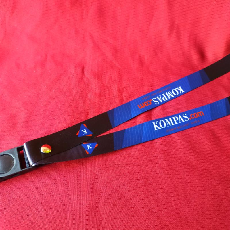 READY ✅ LANYARD IDCARD KOMPAS TALI ID CARD PRINTING CUSTOM SATUAN KOMPAS TV KOMPAS.COM