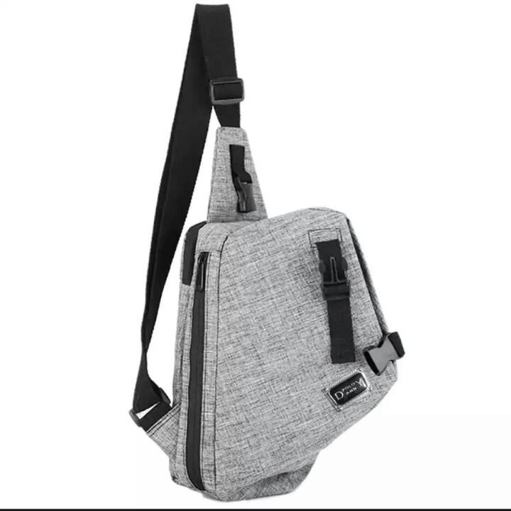 Tas Selempang Polo Danny Tas Fashion Pria Original - Grey