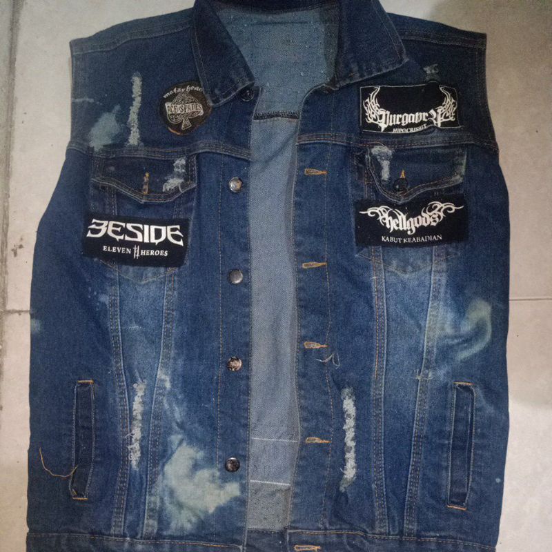 rompi punk/metal emblem