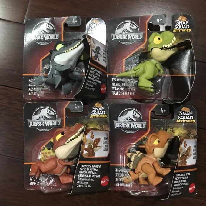 Snap Squad attitudes wave 12 jurrasic world set