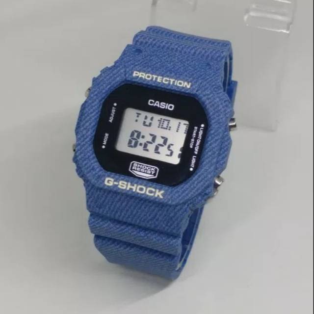 g shock dw 5600 blue