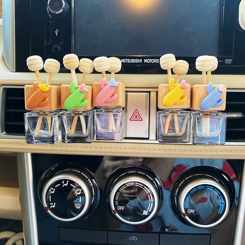 PARFUM KLIP // ruangan Mobil jepit klip AC pewangi airfreshener kaktus