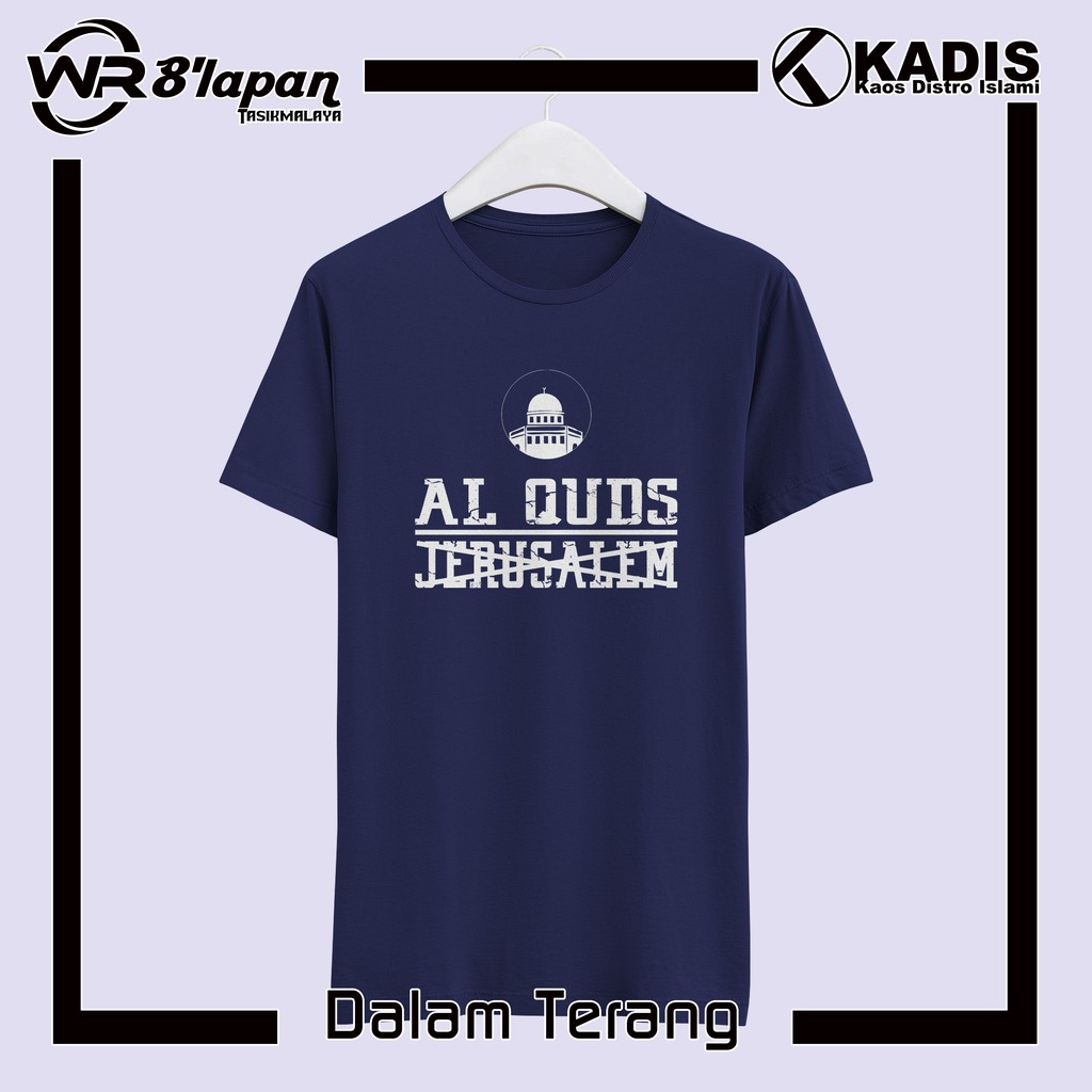 Kaos Islami Al QUds Jerusalem Glow In The Dark