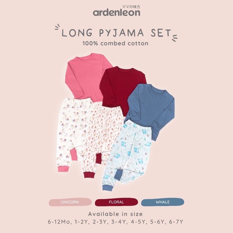 arden leon long pyjama set