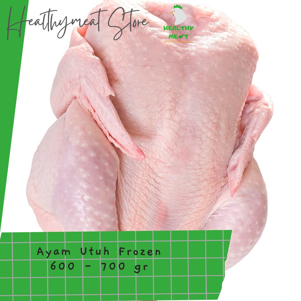 

Ayam utuh / griller utuh / karkas 600 - 700 gr