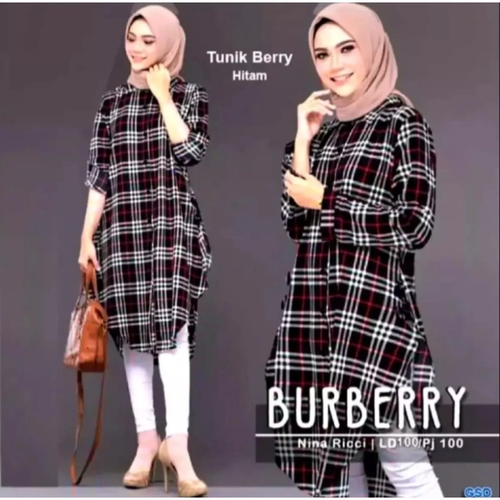 TUNIK JUMBO BURBERRY LD 100 CM LD 115 CM LD 124 CM. Tunik Murah Tunik Kasual Baju Muslim Atasan Muslimah Atasan Wanita Terbaru Termurah Dan Kekinian Tunik Big Size Over Size Tunik Kerja Tunik Kantor Bisa COD Seluruh Indonesia Bahan Katun Adem Premium