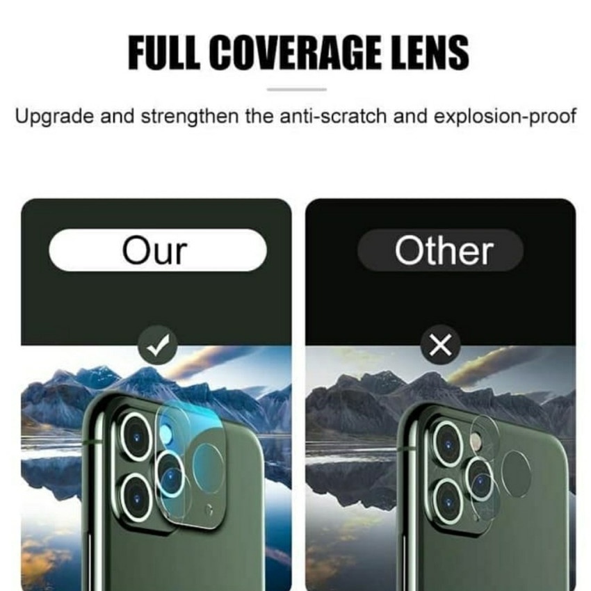 SCREEN PROTECTOR ANTI GORES KAMERA IPHONE 12 6.1 INCH FULL COVERAGE - FA