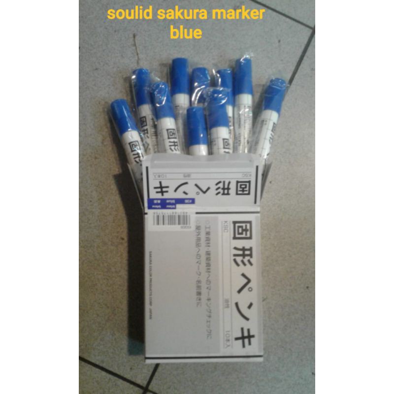 

solid sakura stell marker blue isi 10