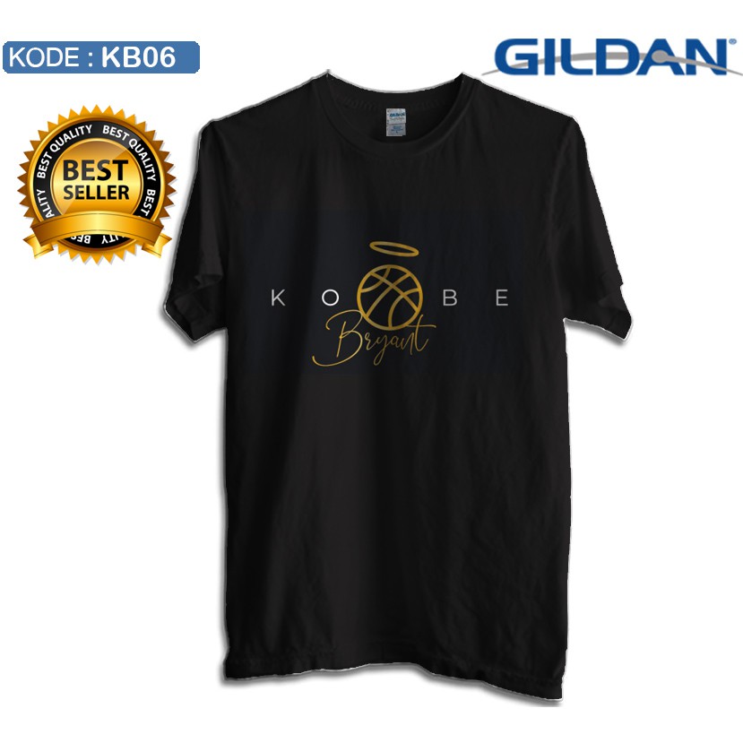 Kaos kobe bryant lakers - basketball shirt original gildan kb06