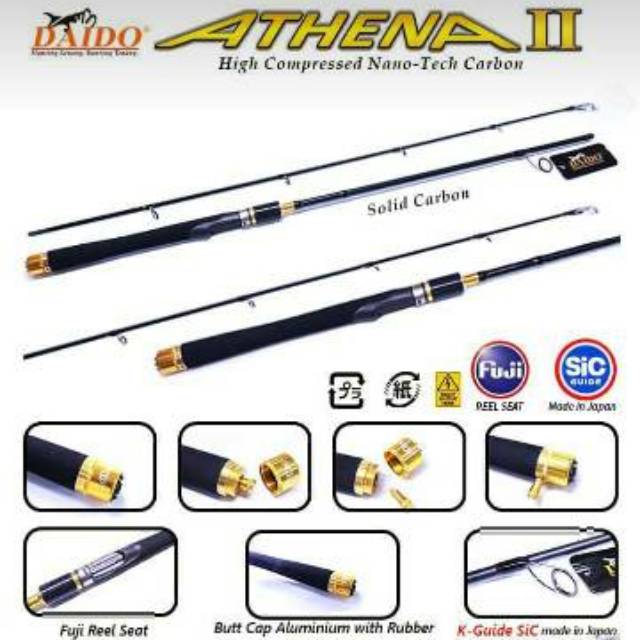 Joran Daido Athena II 180cm Power Solid Carbon 8-17 Lb - Packing PVC
