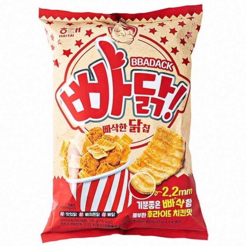 

Bbadack Haitai Snack Kfc MCd / Haitai snack korea / Snack import korea / ppadack snack korea