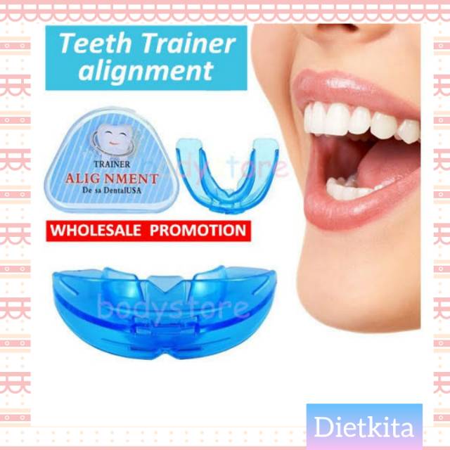 ORTHODONTIC  RETAINER TEETH TRAINER GIGI RAPIH  TEETH TRAINER 100 % WORK