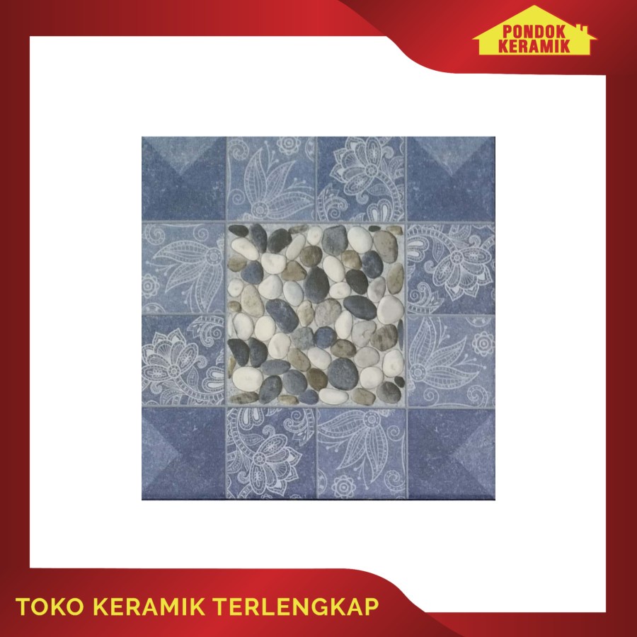 KERAMIK LANTAI MUSTIKA 25X25 BANGLADESH M BLUE