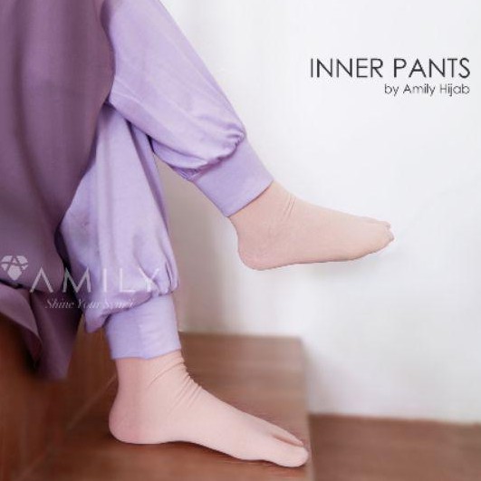 INNER PANTS Celamis RIB Lingkar Kaki Legging Gamis Outfit Hijab Daleman Gamis