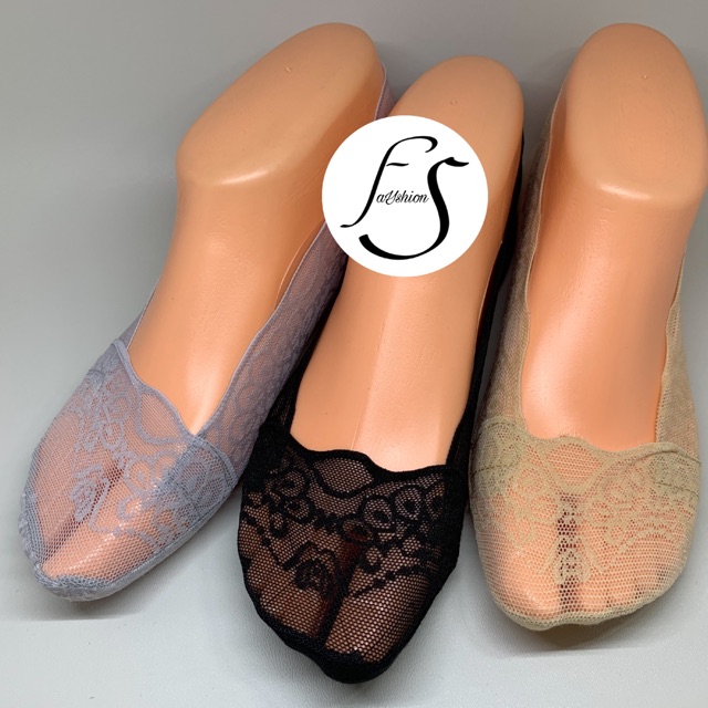 Kaos kaki invisible socks motif (hidden socks anti slip) IMPOR