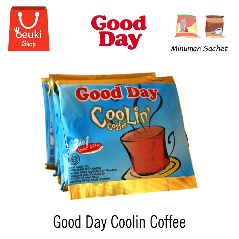 

Good Day Coolin Coffee Kopi Instan 3in1 Sensasi Dingin - 10pcs x 20gr
