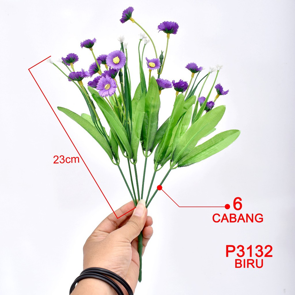 COD / SM.ID BUNGA BUKET BUNGA ARTIFICIAL ROSE BUNGA PALSU IMPORT DEKORASI RUMAH / PESTA P3132-2