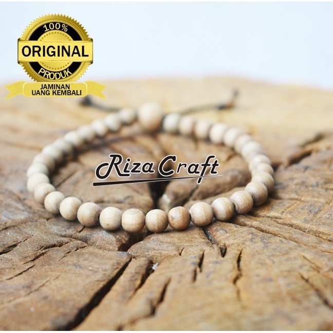 Gelang Tasbih Pria Wanita Kayu Dewandaru Asli Kualitas Super Terbaik 33 Butir