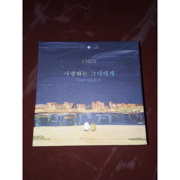 KIHNO ALBUM ONLY CHEN DEAR MY DEAR DMD + FREE OFFICIAL PHOTOCARD PC CHEN