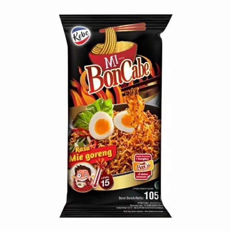 

Kobe Mi BonCabe Goreng Level 15 105gr