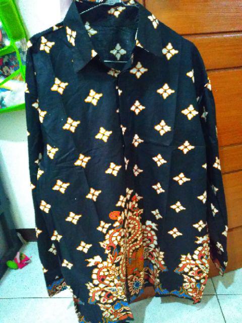 Bswart Batik Hrb026 Kenongo Hem Pendek Padi Pekalongan M L Xl Batik Pria Murah Modern Grosir