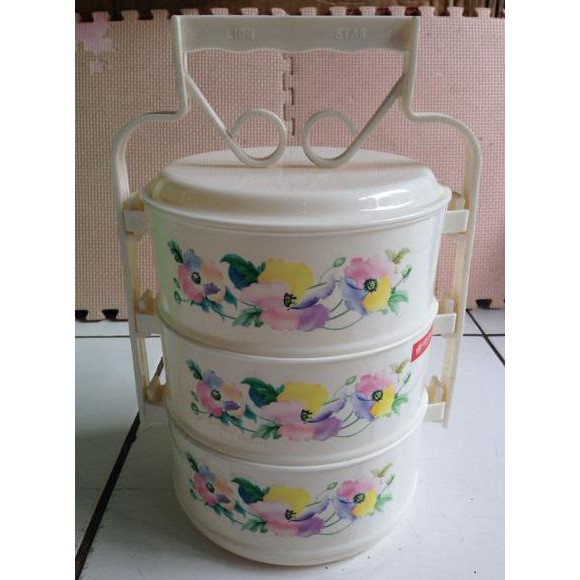 termurah rantang plastik 3 susun Lion star berkualitas