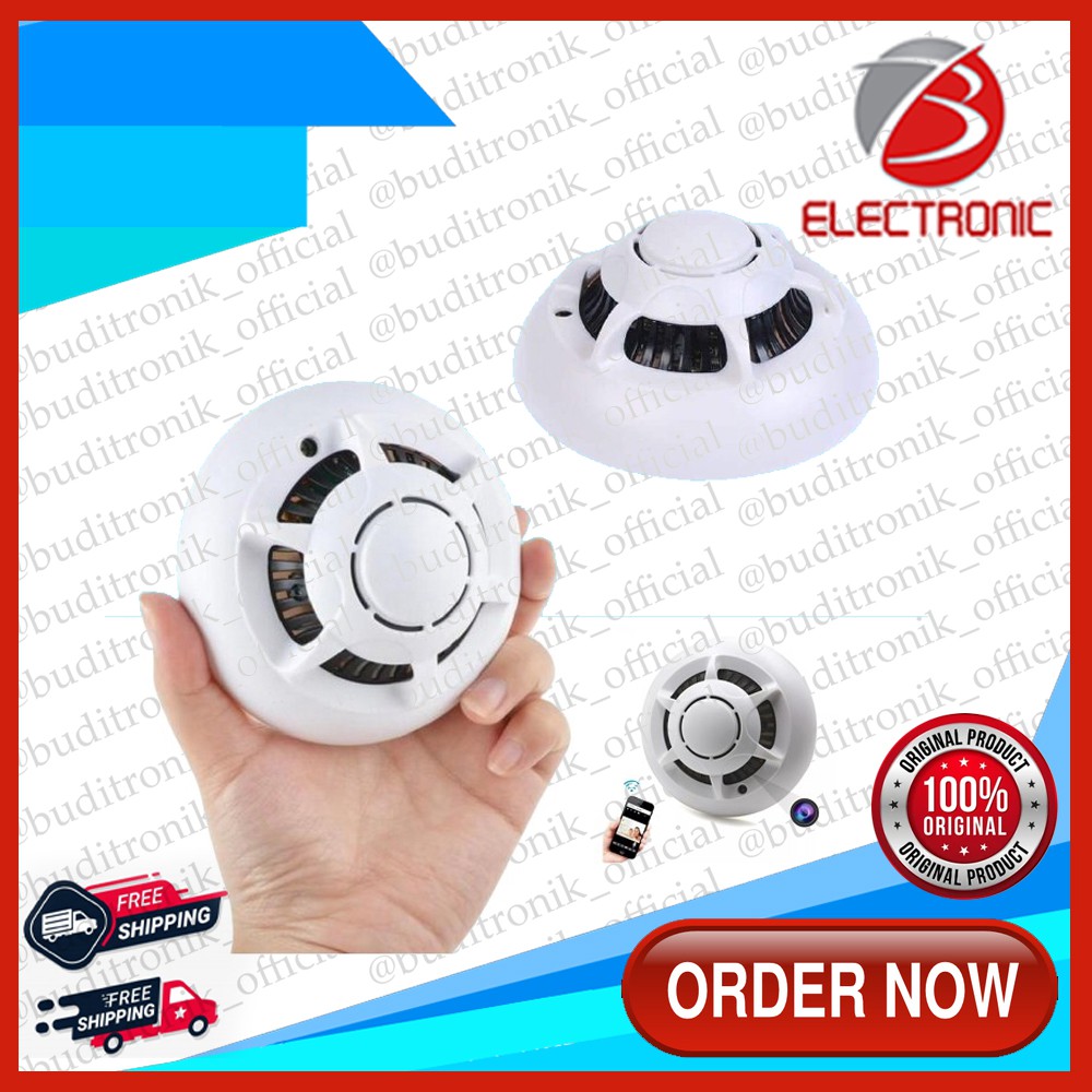 IP Camera - Spy Camera Wifi Smoke Detector HD 1080P 4K - Hidden Kamera