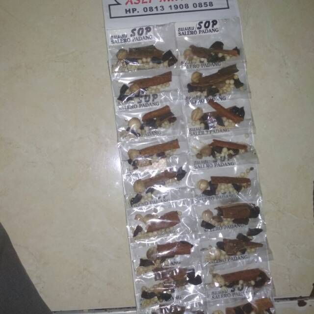 

Bumbu/sop selero Padang, bumbu asli Minang